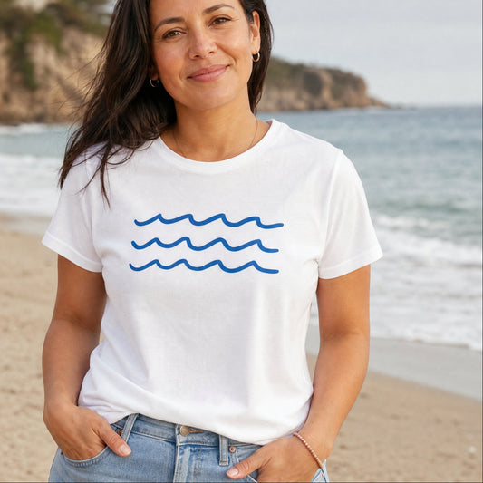 Waves Drape Tee