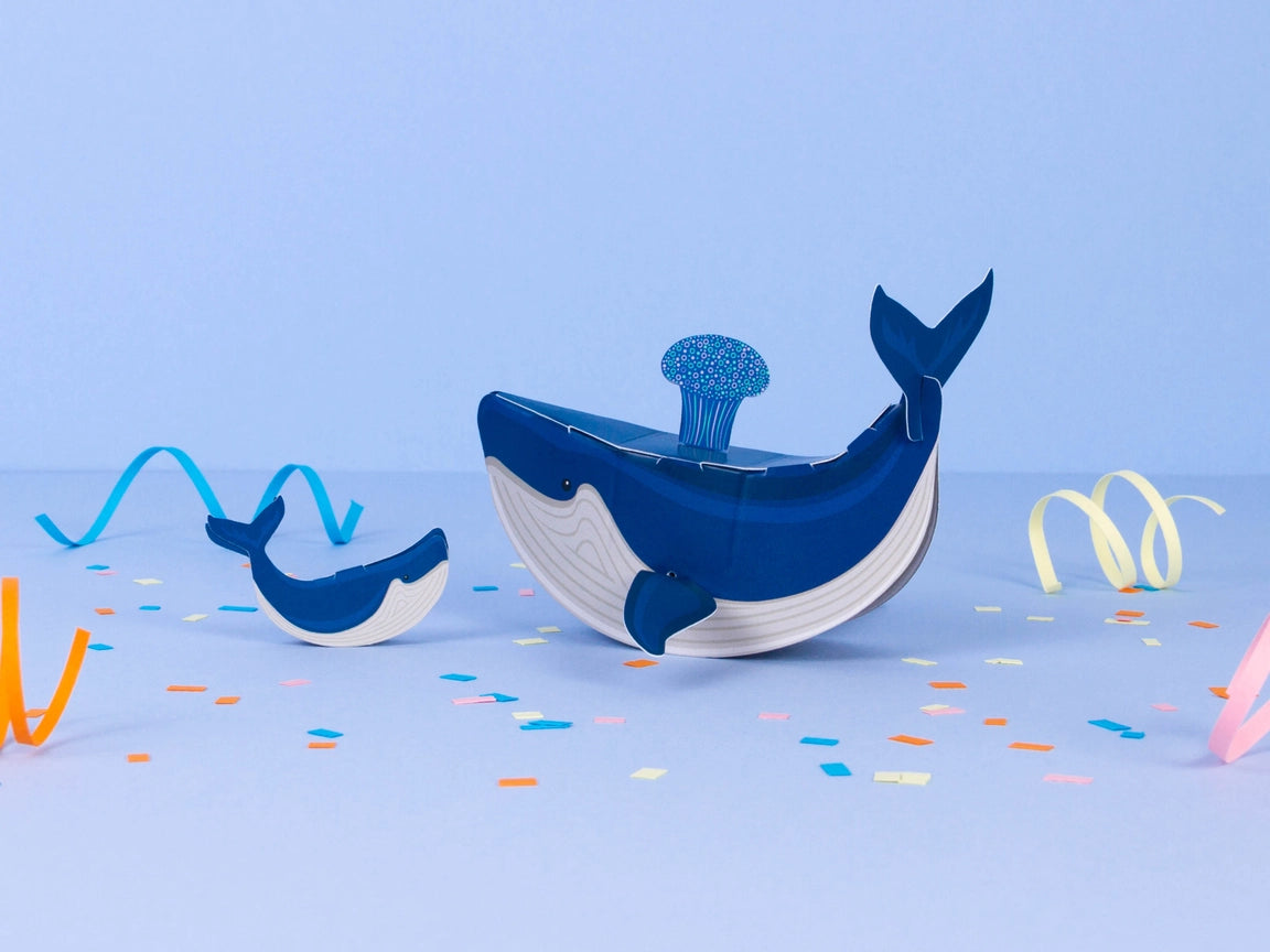 Wobbly Whale Origami Kit