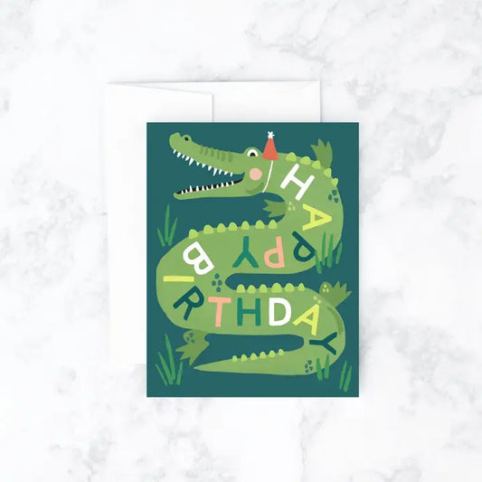 Gator Birthday Card