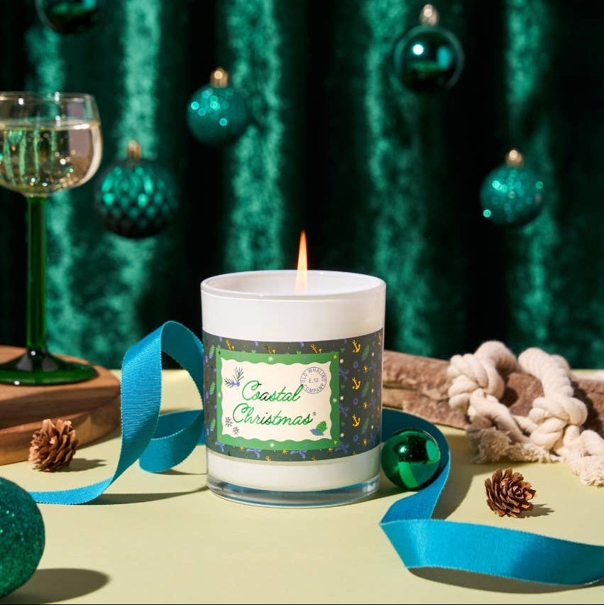 Coastal Christmas Candle