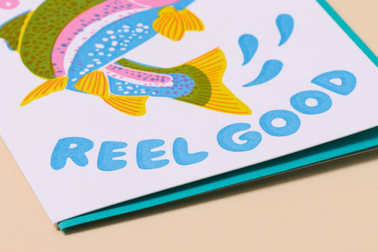 Reel Good (Trout) Greeting Card