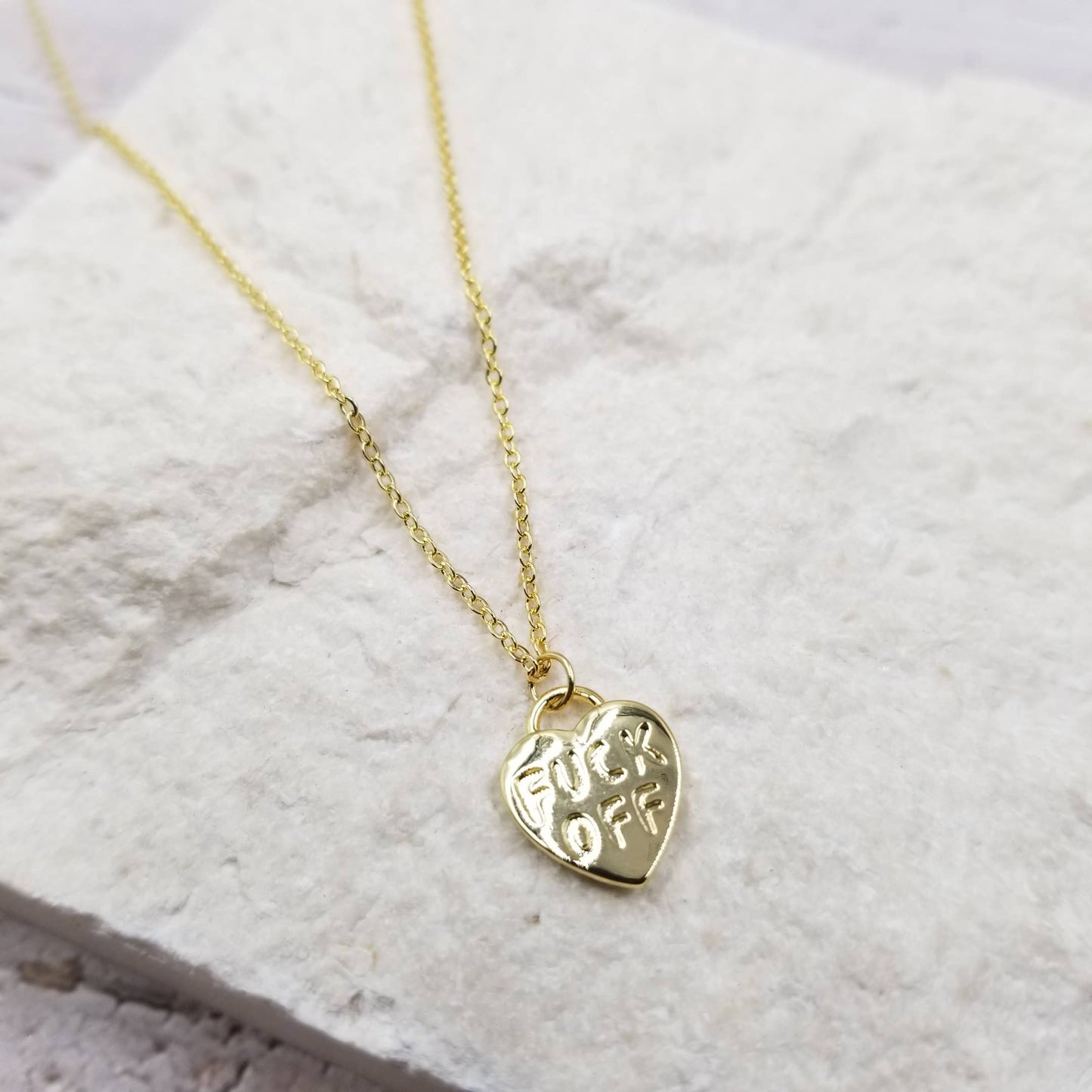 F*ck Off Pendant Necklace