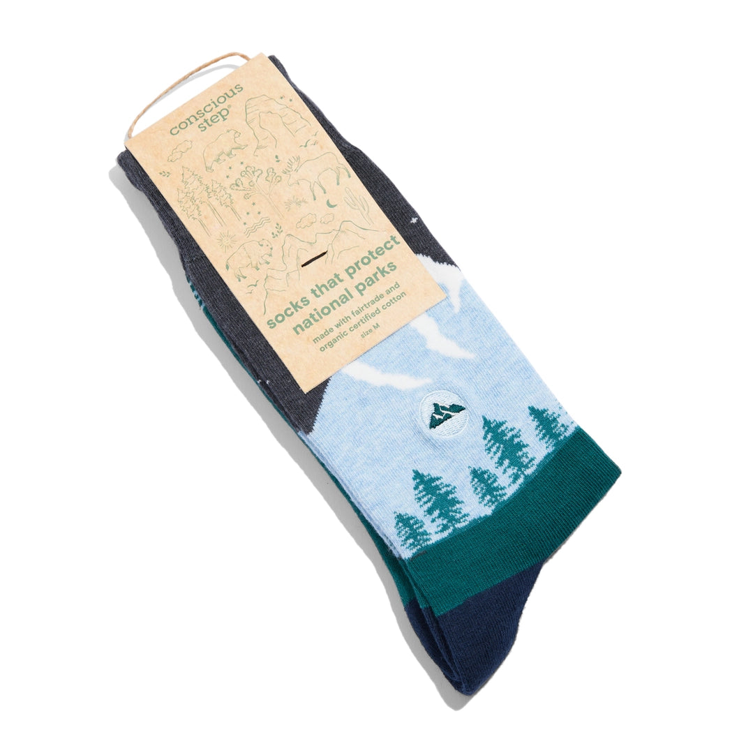 Socks that Protect National Parks - Mountains