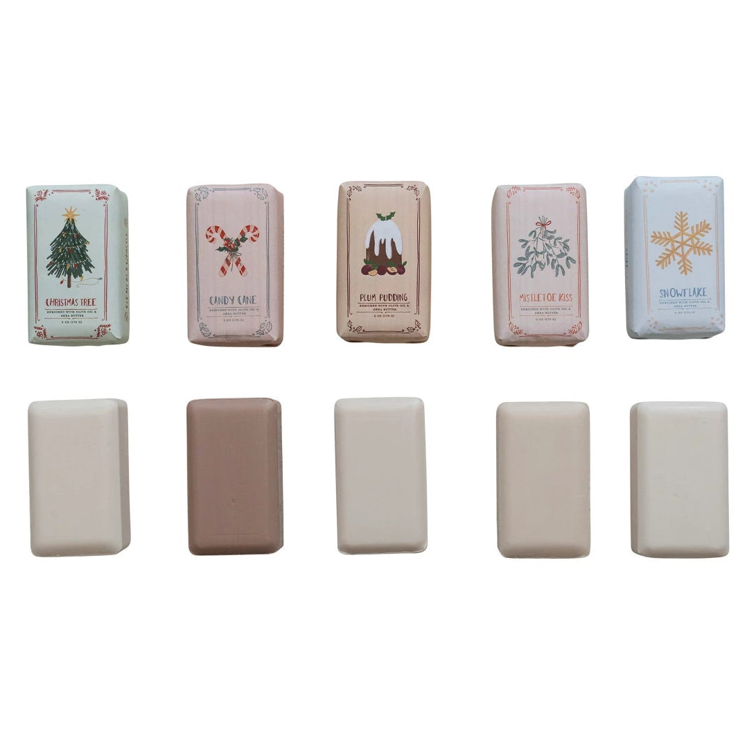 Snowflake Holiday Bar Soap
