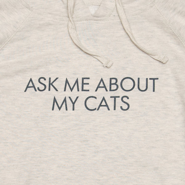 Ask Me About My Cats Unisex French Terry Hoodie