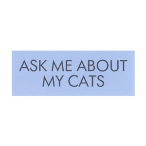 Ask Cats Sticker