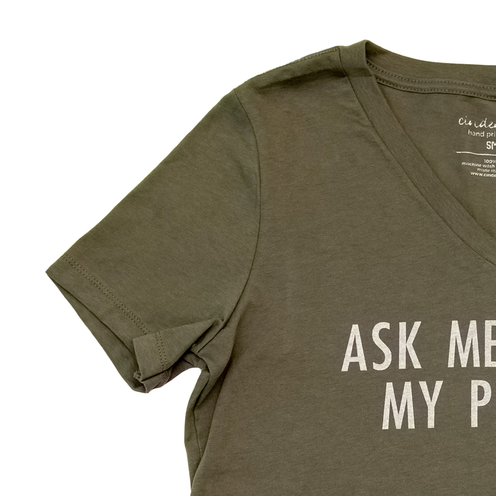 Ask Me About My Plants V-Neck