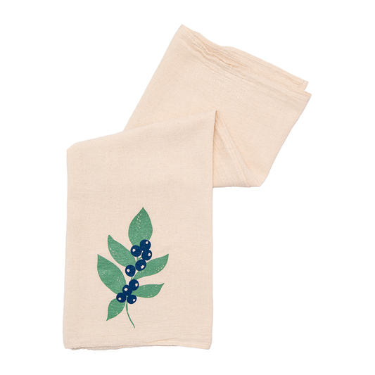 Blueberries Tea Towel