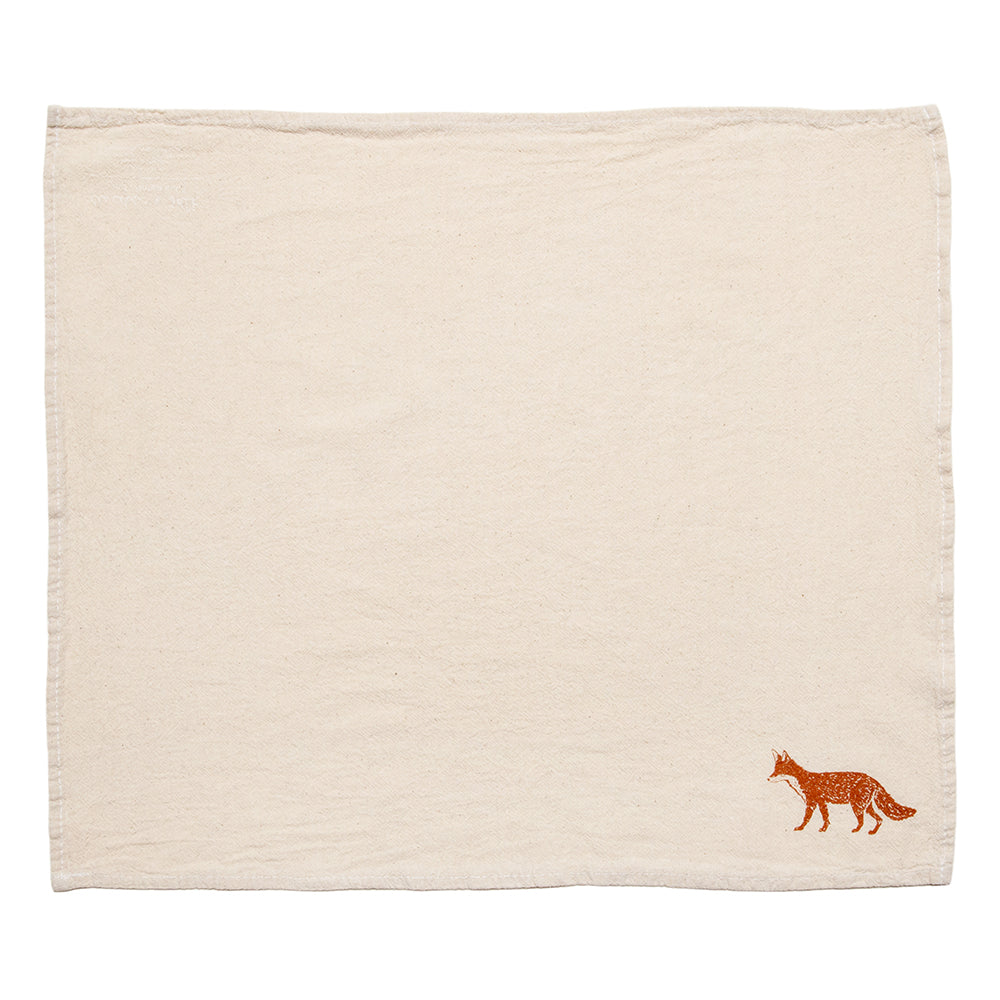 Fox Cloth Napkins - set of 4