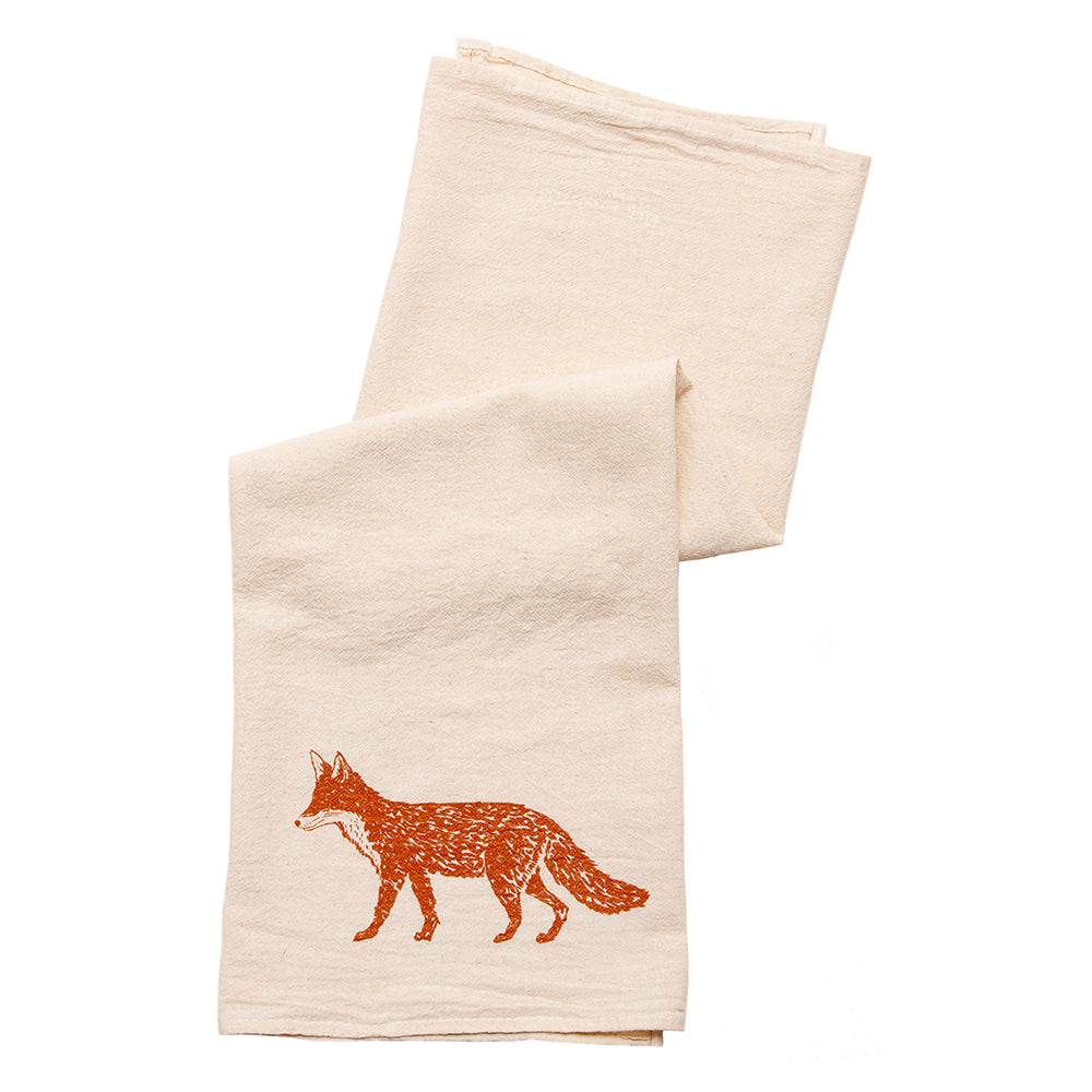 Fox Tea Towel