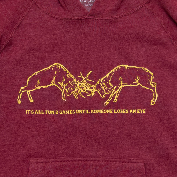 Fun & Games Elks Kids Hoodie