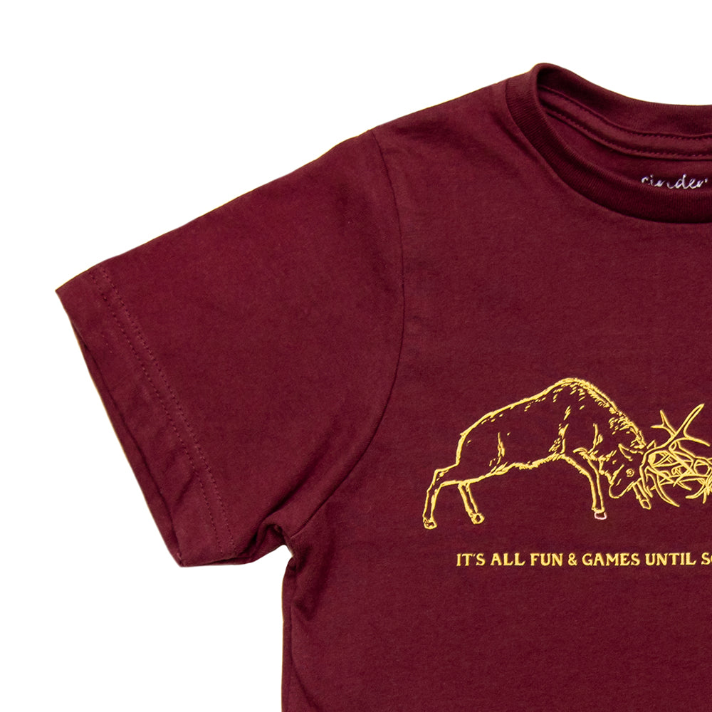 Fun & Games Elk Kids Tee