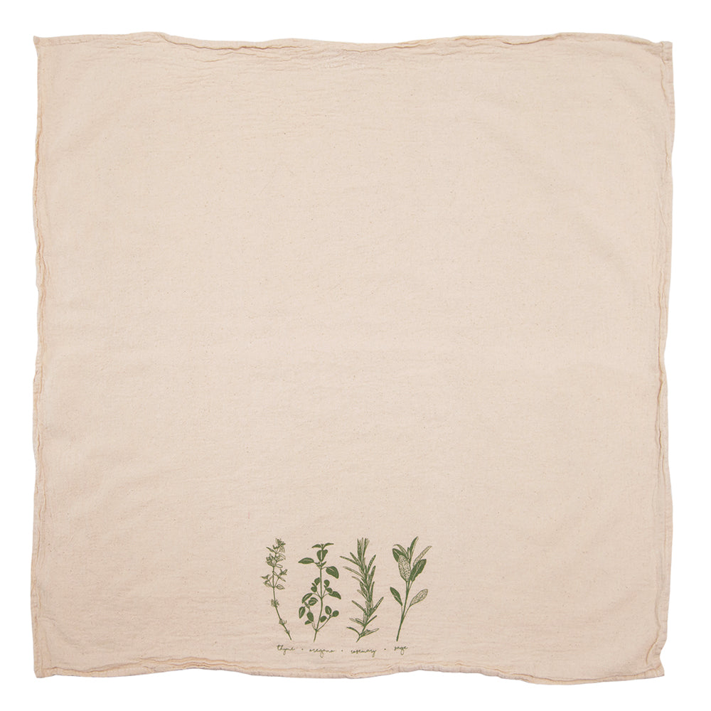 Herbs Tea Towel