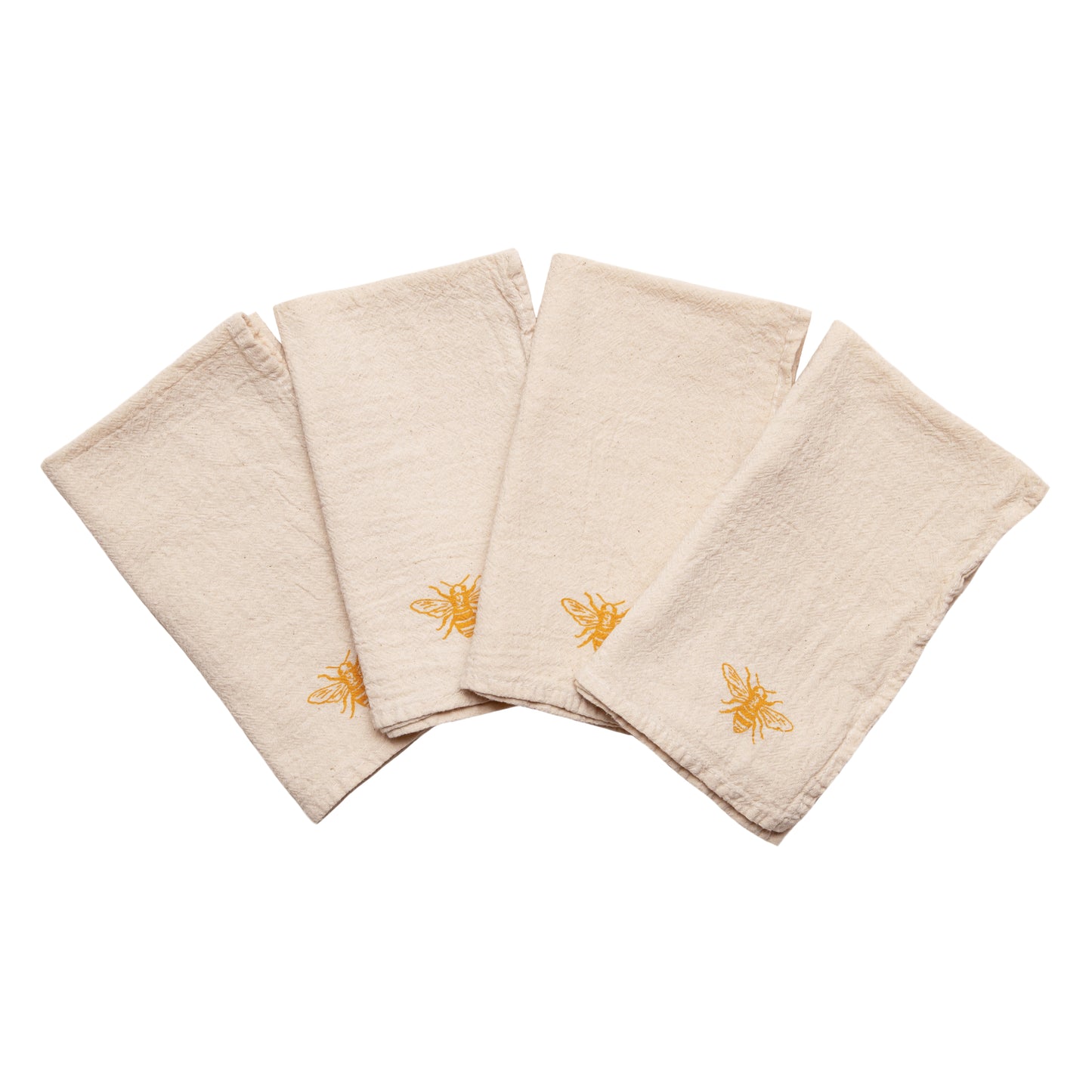 Honey Bee Cloth Napkins - Set of 4