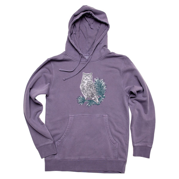 Horned Owl Washed Hoodie