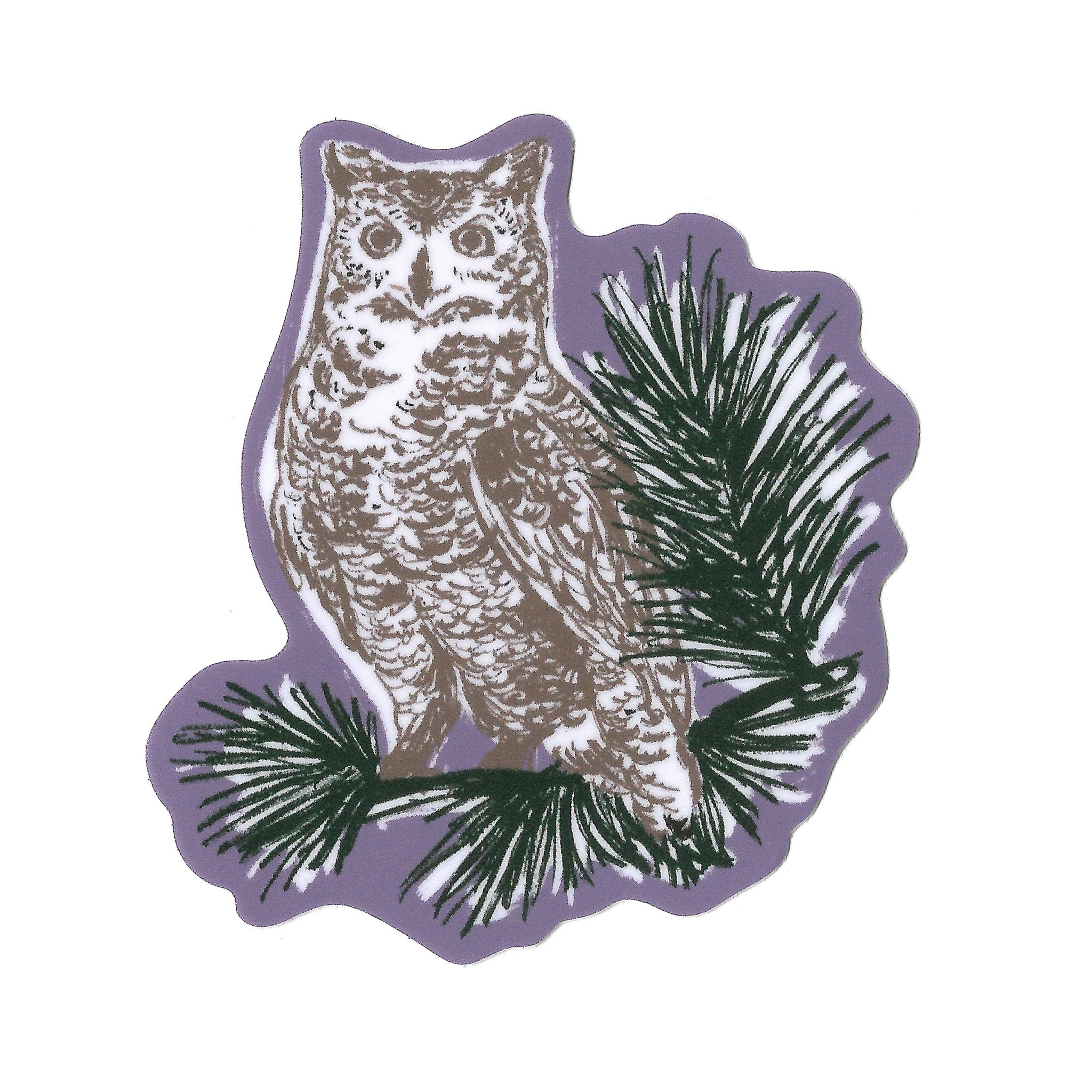 Horned Owl Sticker