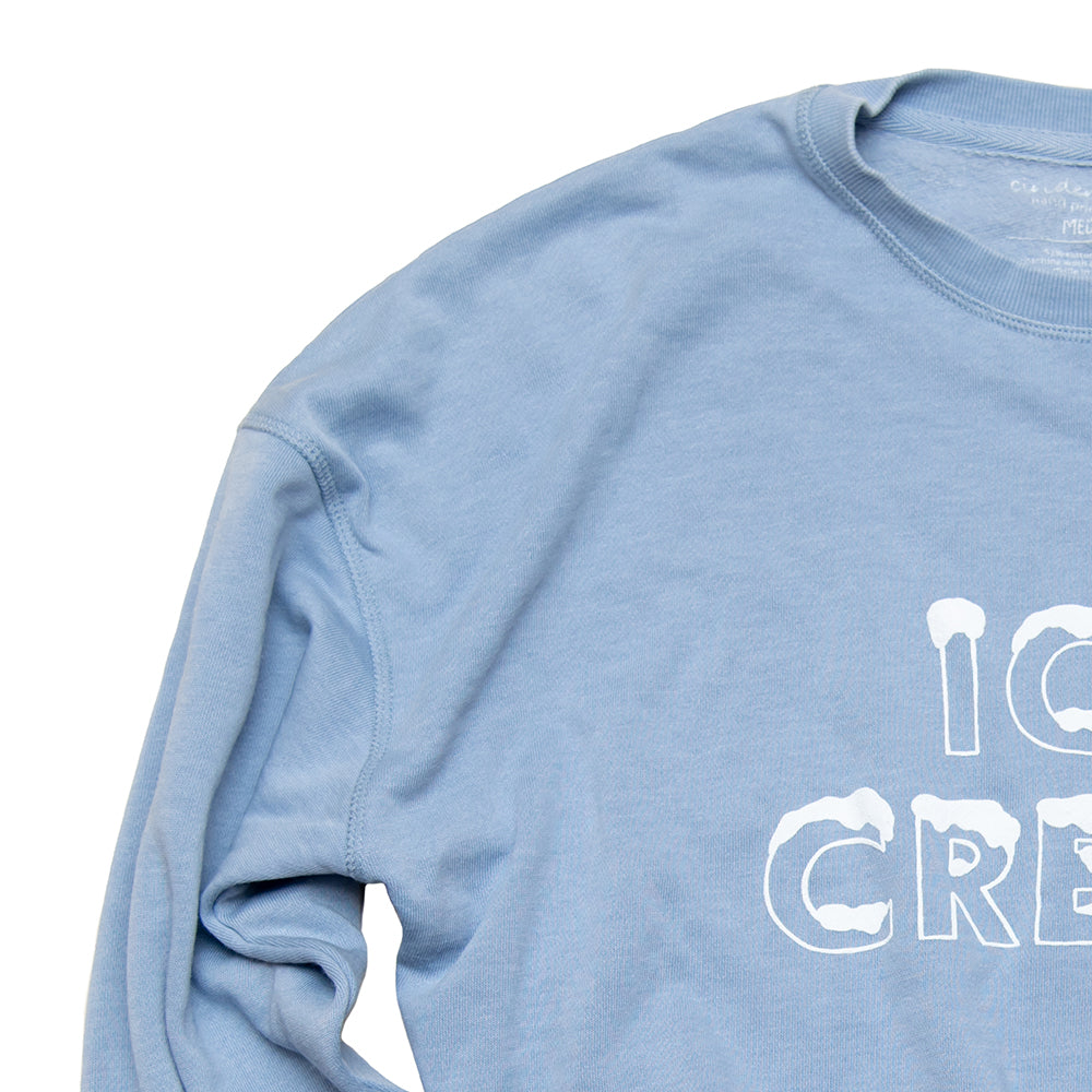 Ice Cream Cinch Crop Sweatshirt