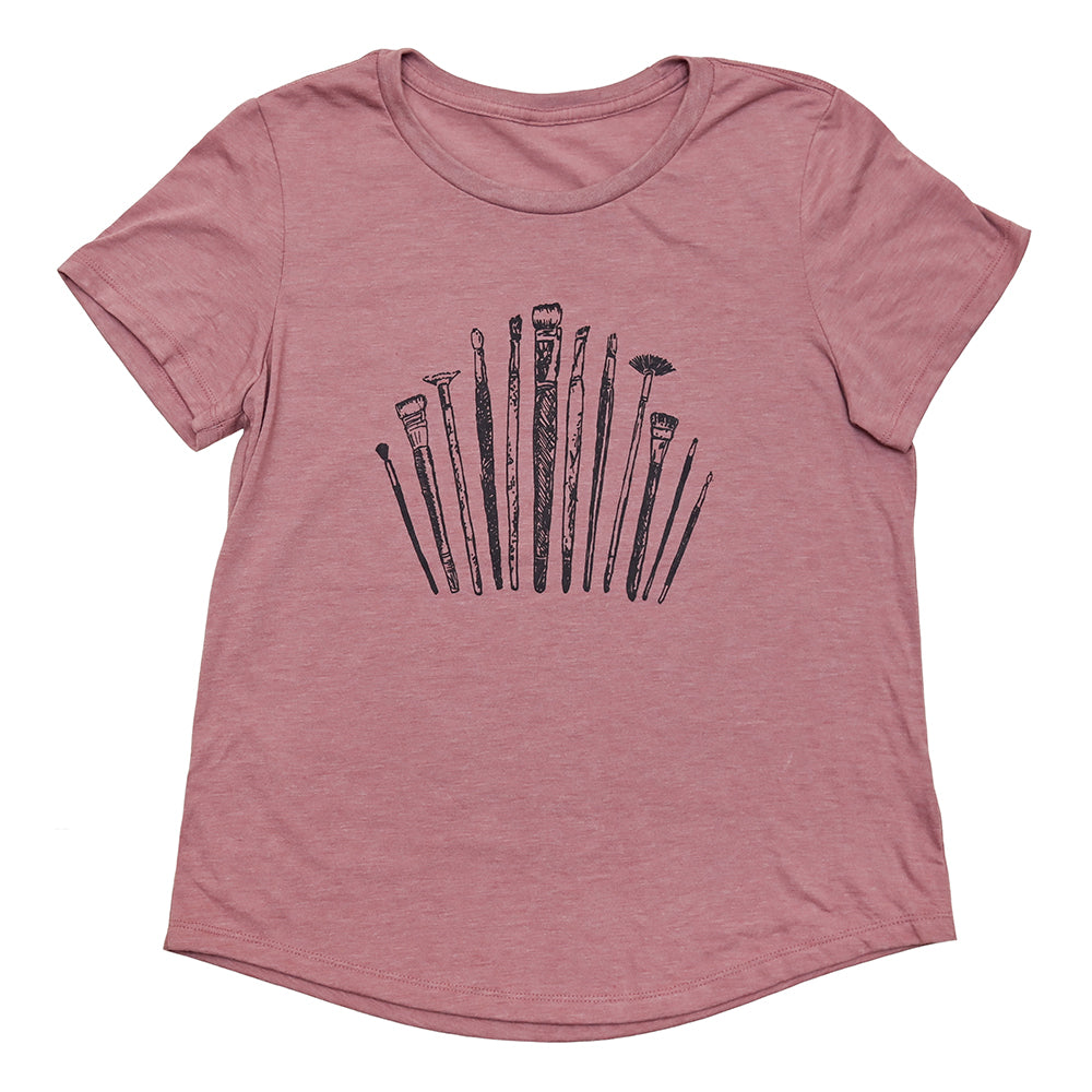 Paintbrushes Drape Tee