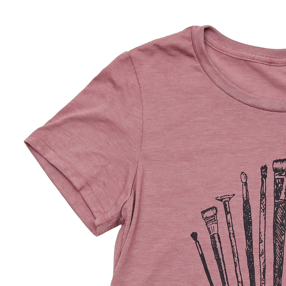 Paintbrushes Drape Tee