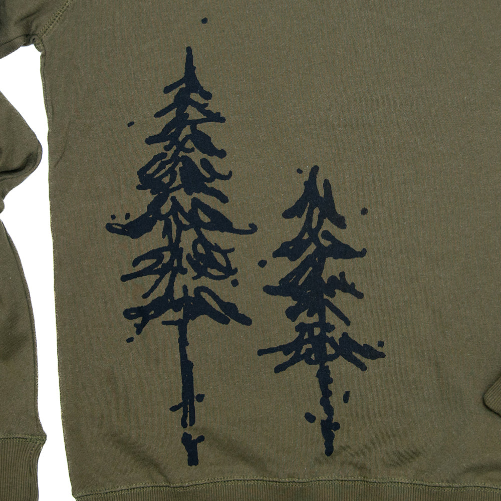 Pine Trees Unisex French Terry Pullover