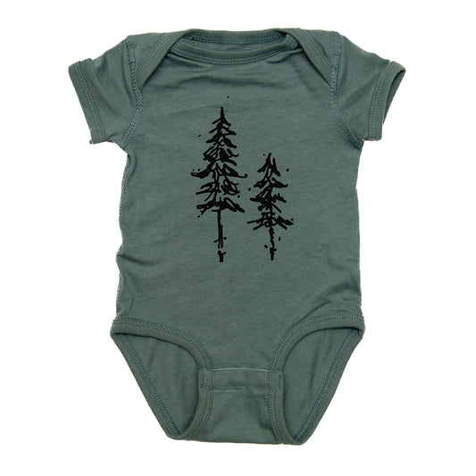 Pine Trees Onesie