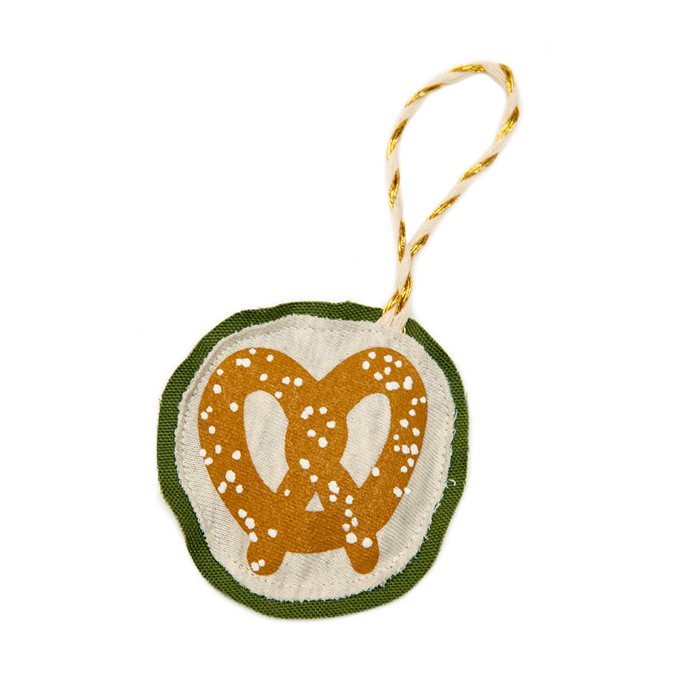 Pretzel Plushie Ornament