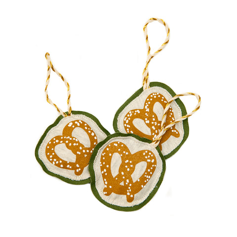 Pretzel Plushie Ornament