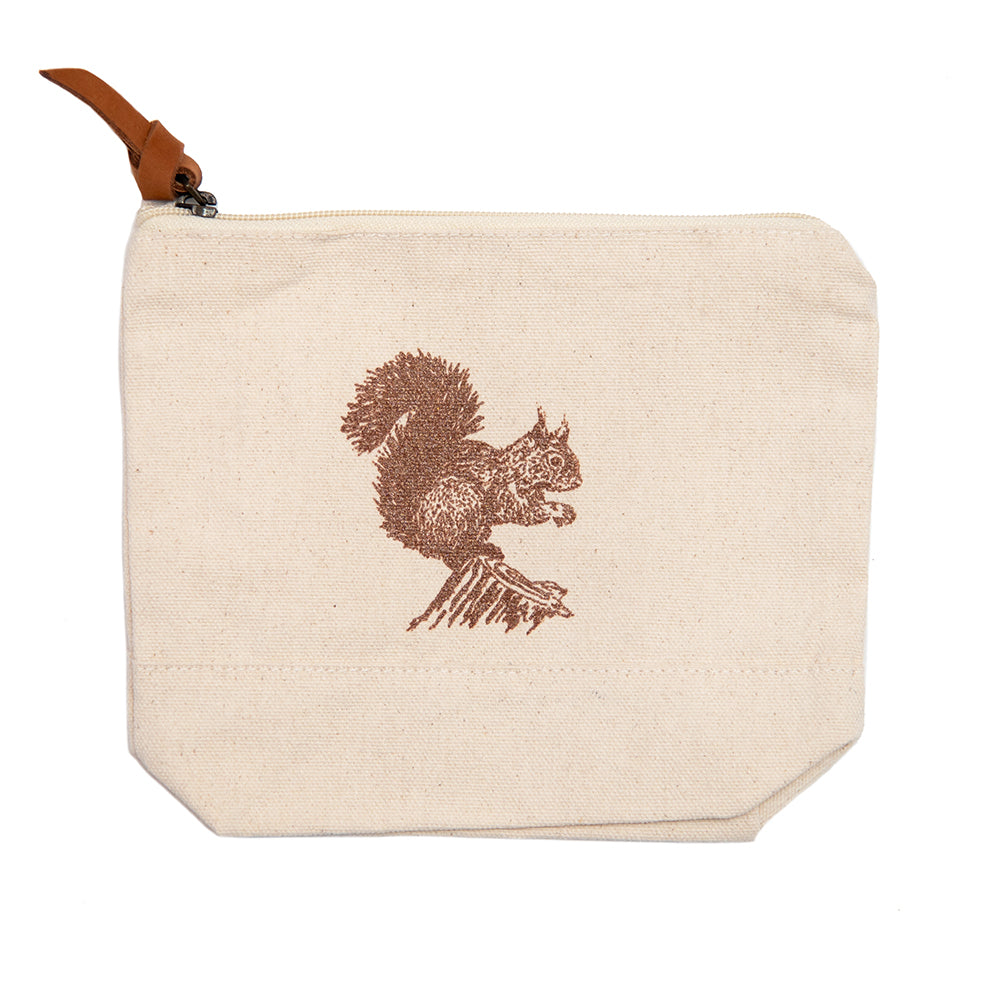 Red Squirrel pouch