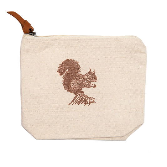 Red Squirrel pouch