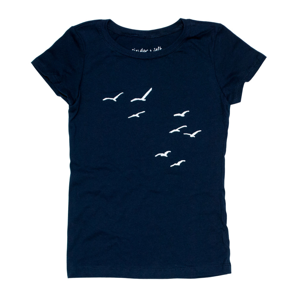 Seagulls Girls Princess-Cut Tee