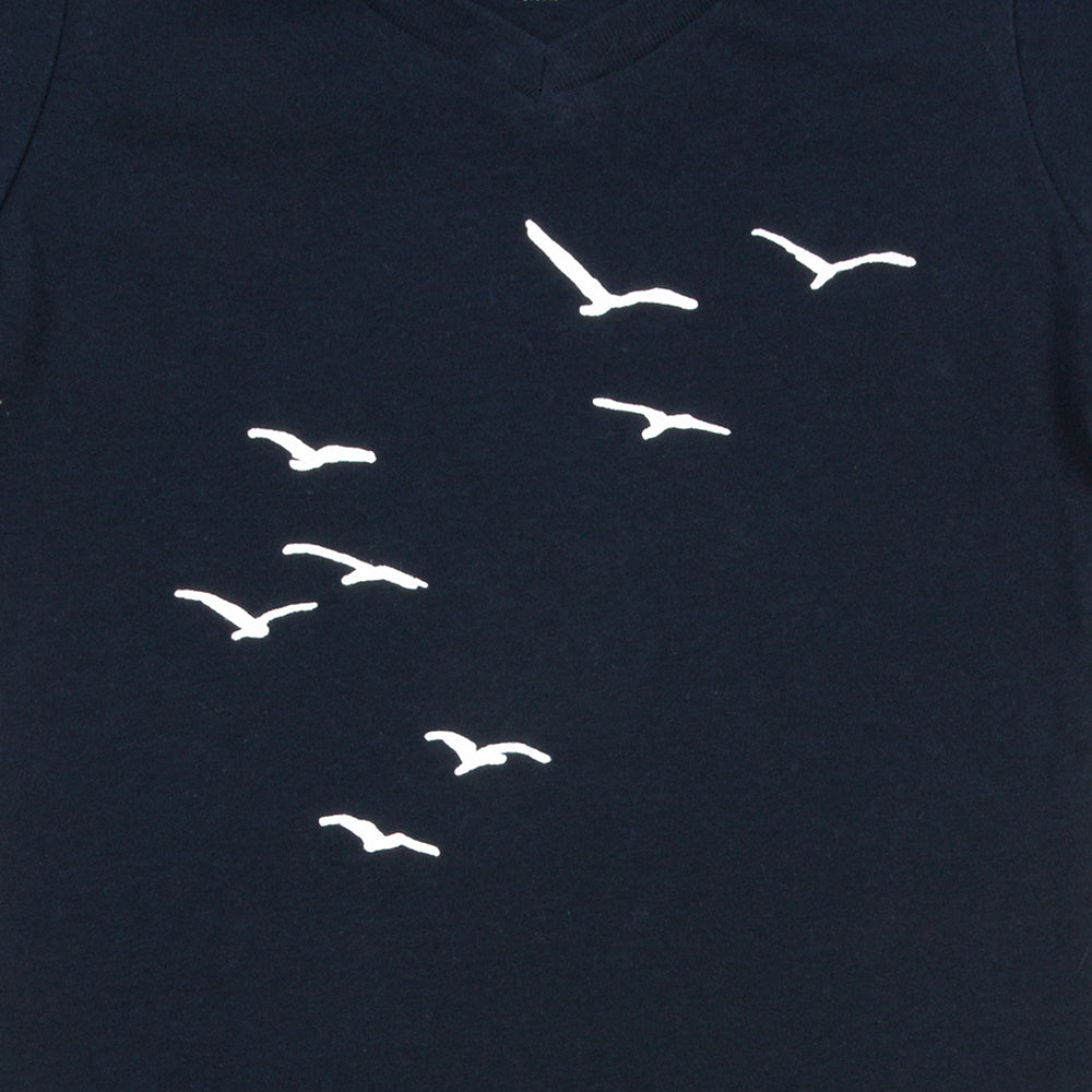 Seagulls Girls Princess-Cut Tee