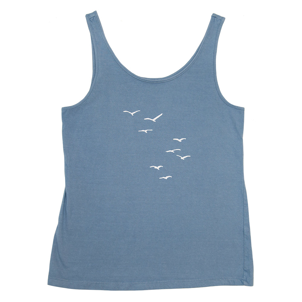 Seagulls Washed Beach Tank