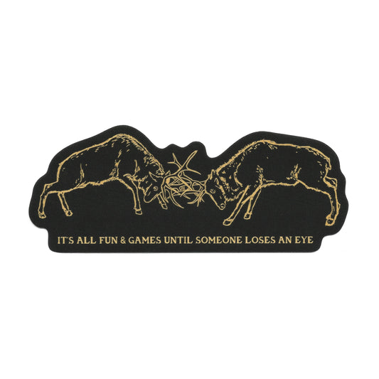 Fun & Games Elk Sticker