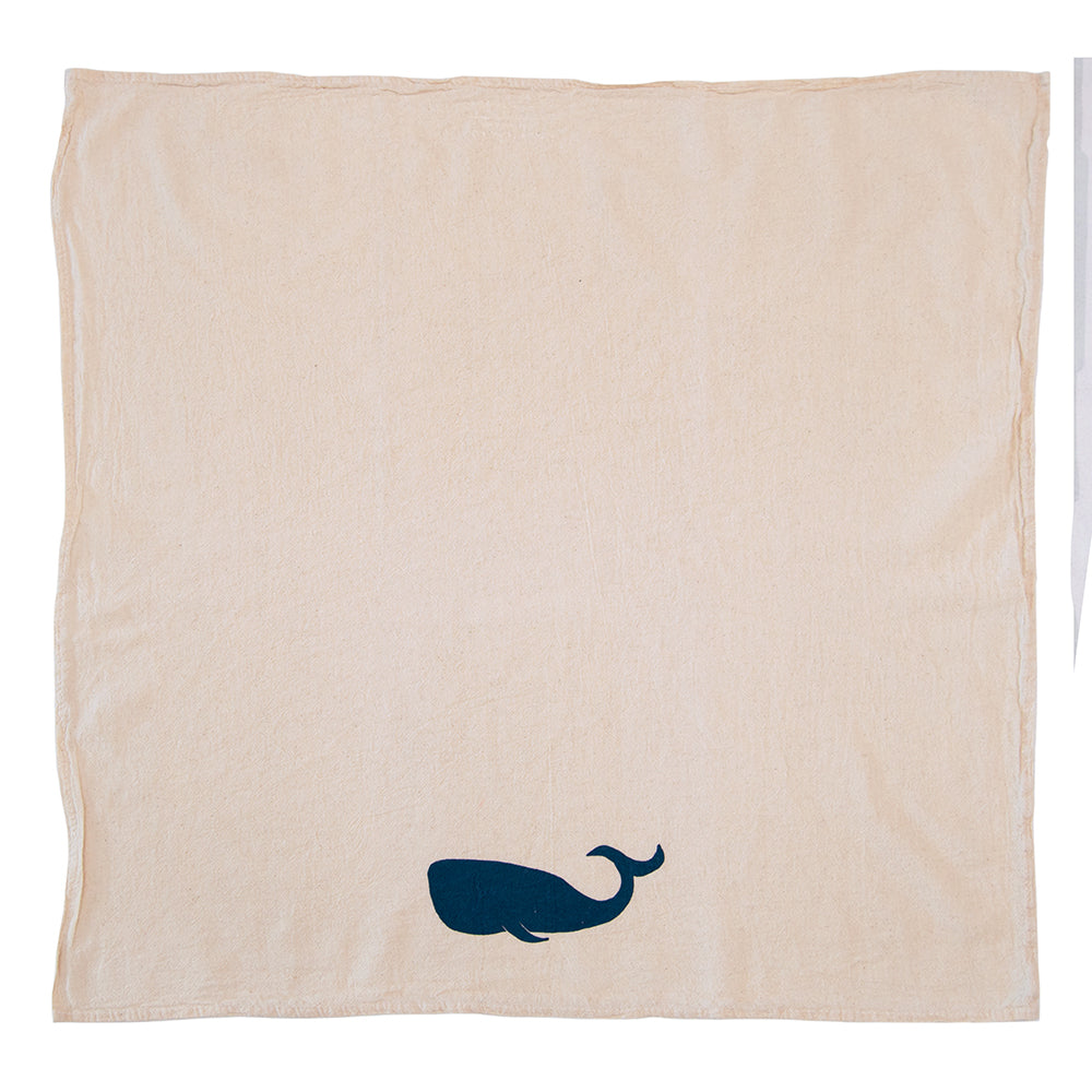 Whale Tea Towel
