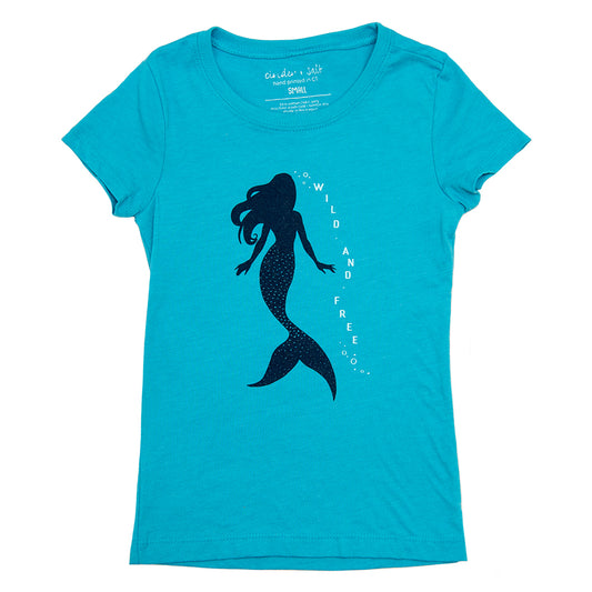 Mermaid Girls Princess-Cut Tee