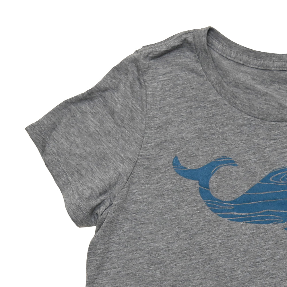 Woodgrain Whale Drape Tee