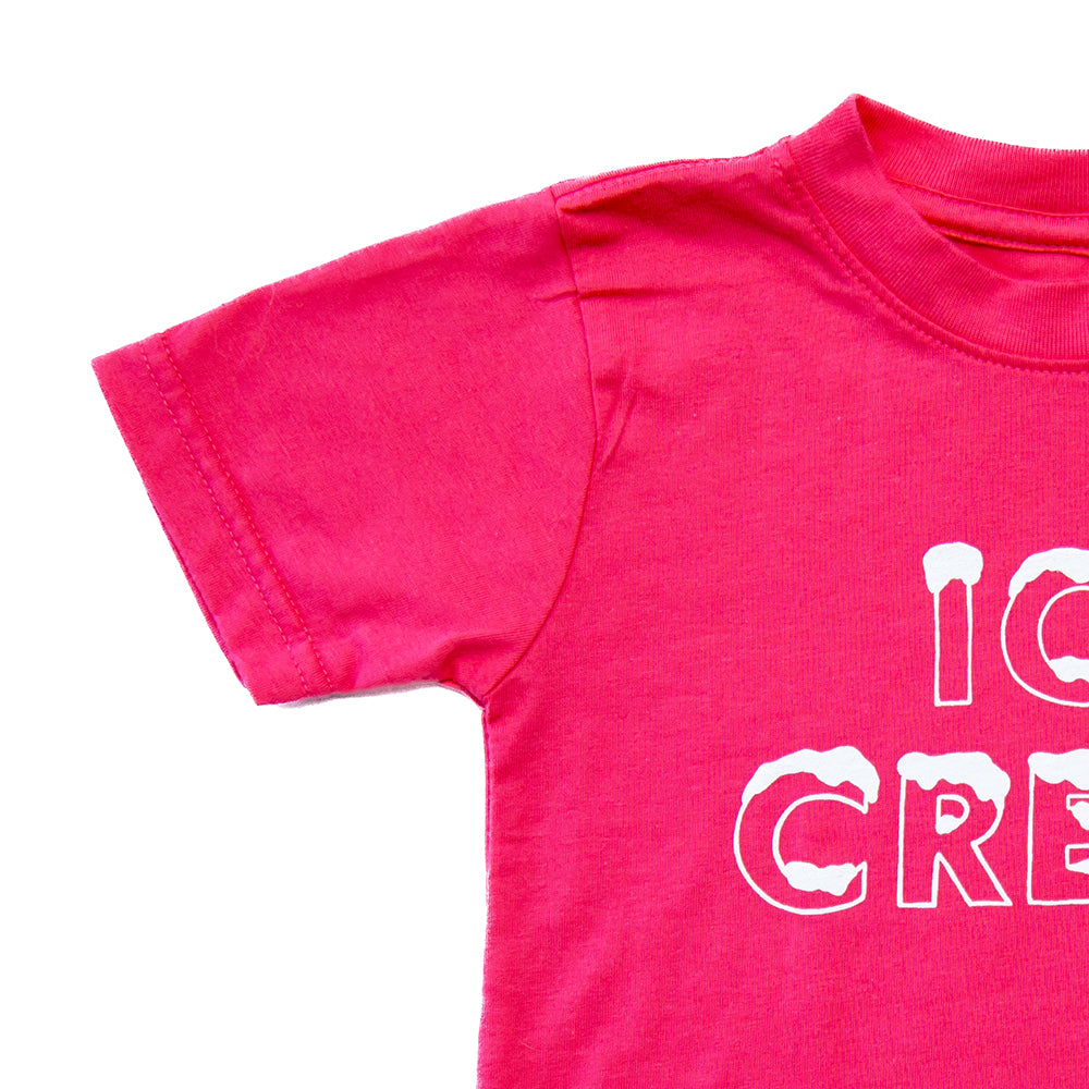 Ice Cream Toddler Tee - Pink