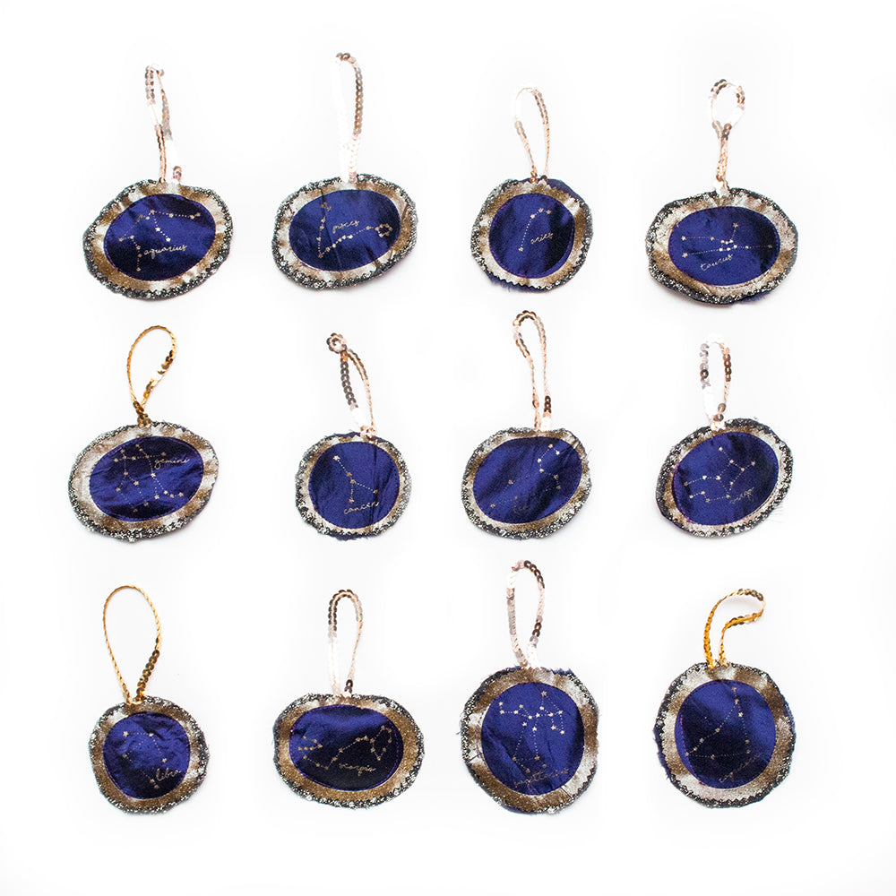 Pisces Zodiac Plushie Ornament