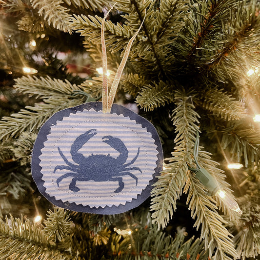 Crab Plushie Ornament