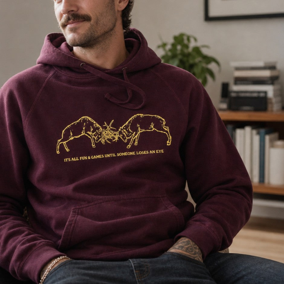 Fun & Games Sparring Elk Hoodie