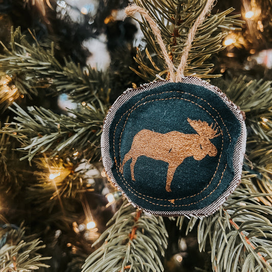 Moose Plushie Ornament