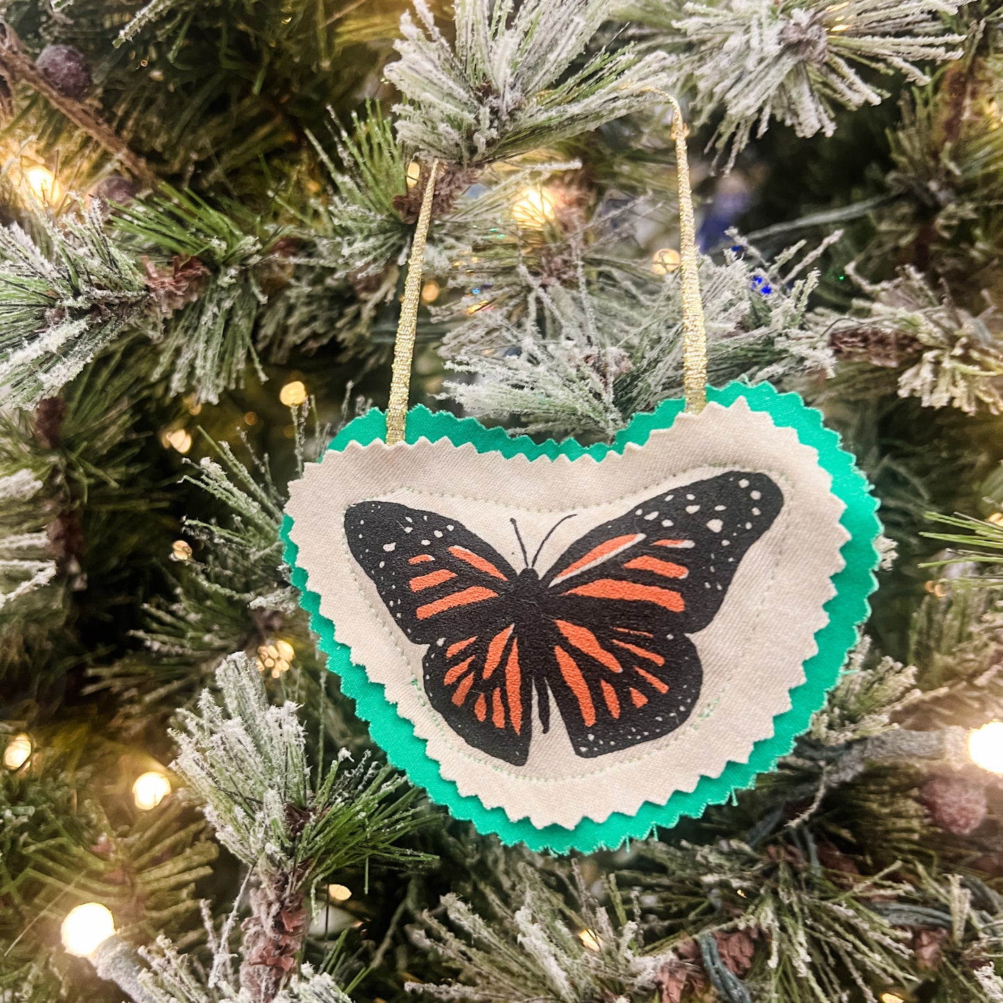 Monarch Plushie Ornament