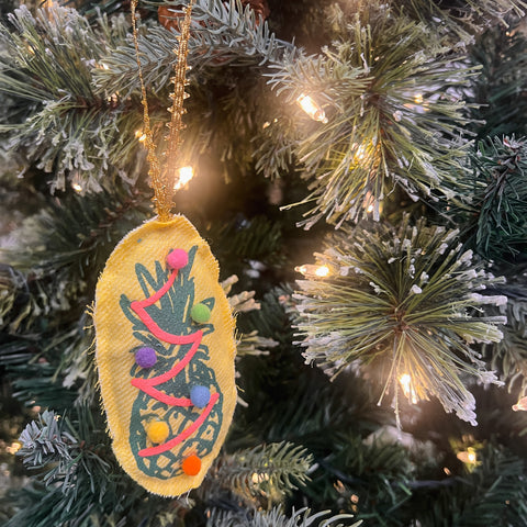 Pineapple Plushie Ornament