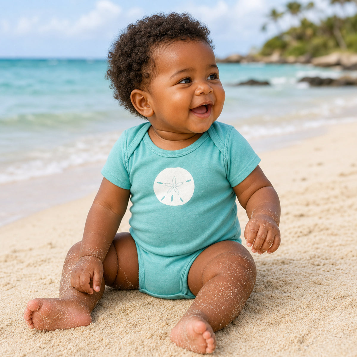 Sand Dollar Onesie