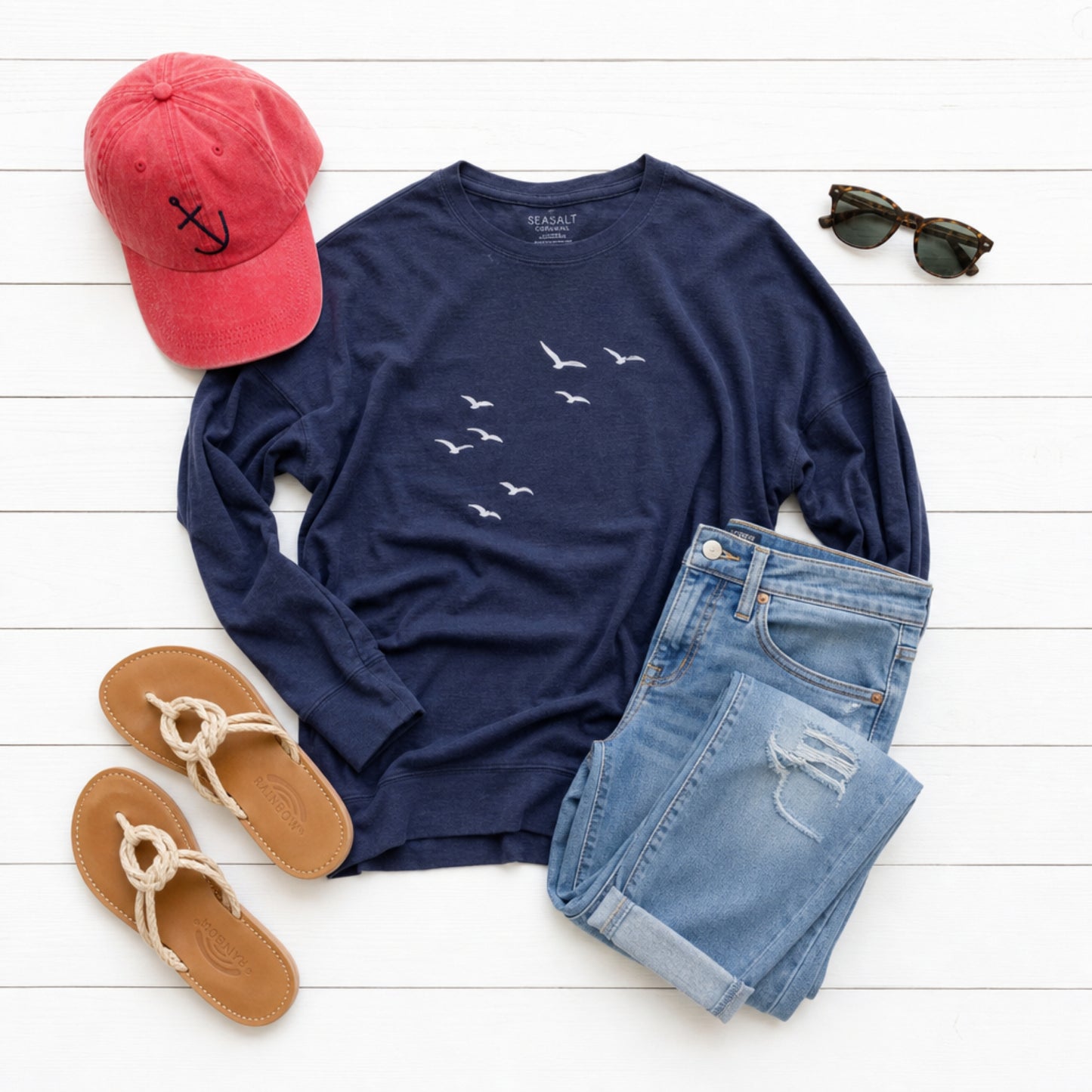 Seagulls USA Slouchy Pullover