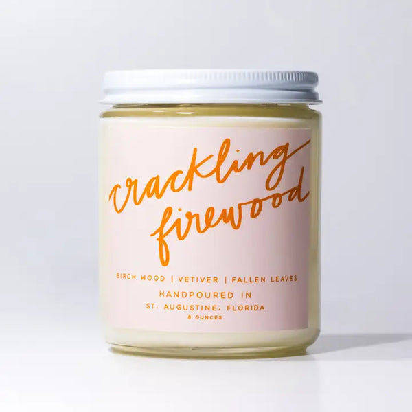 Crackling Firewood Candle