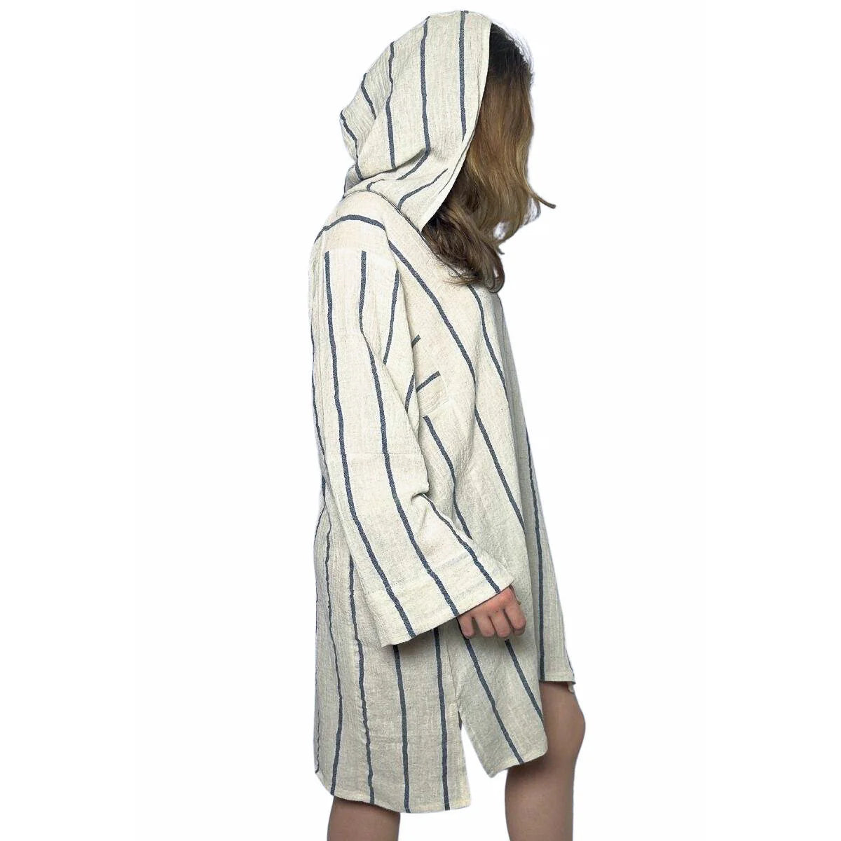 Navy Stripe Beach Cover-Up