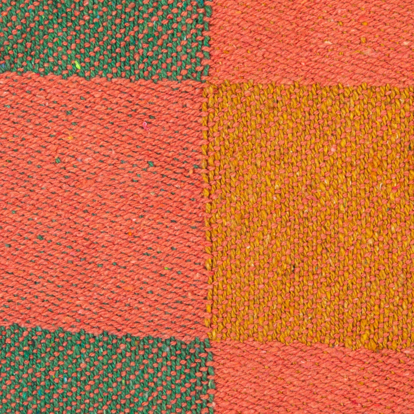 Checkered Throw in Pink & Green