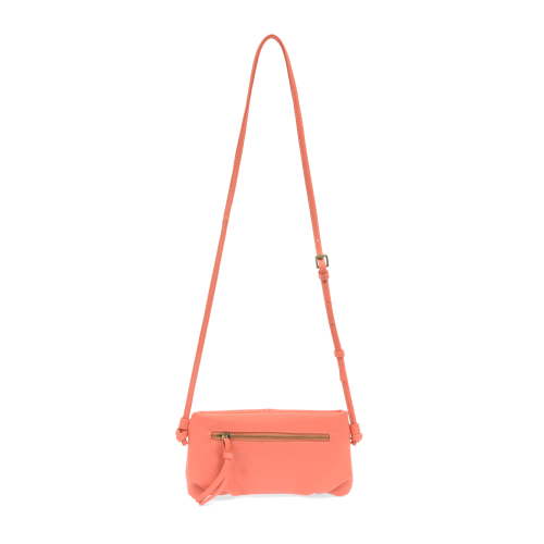 Emmie Crossbody Cinch Purse in Coral