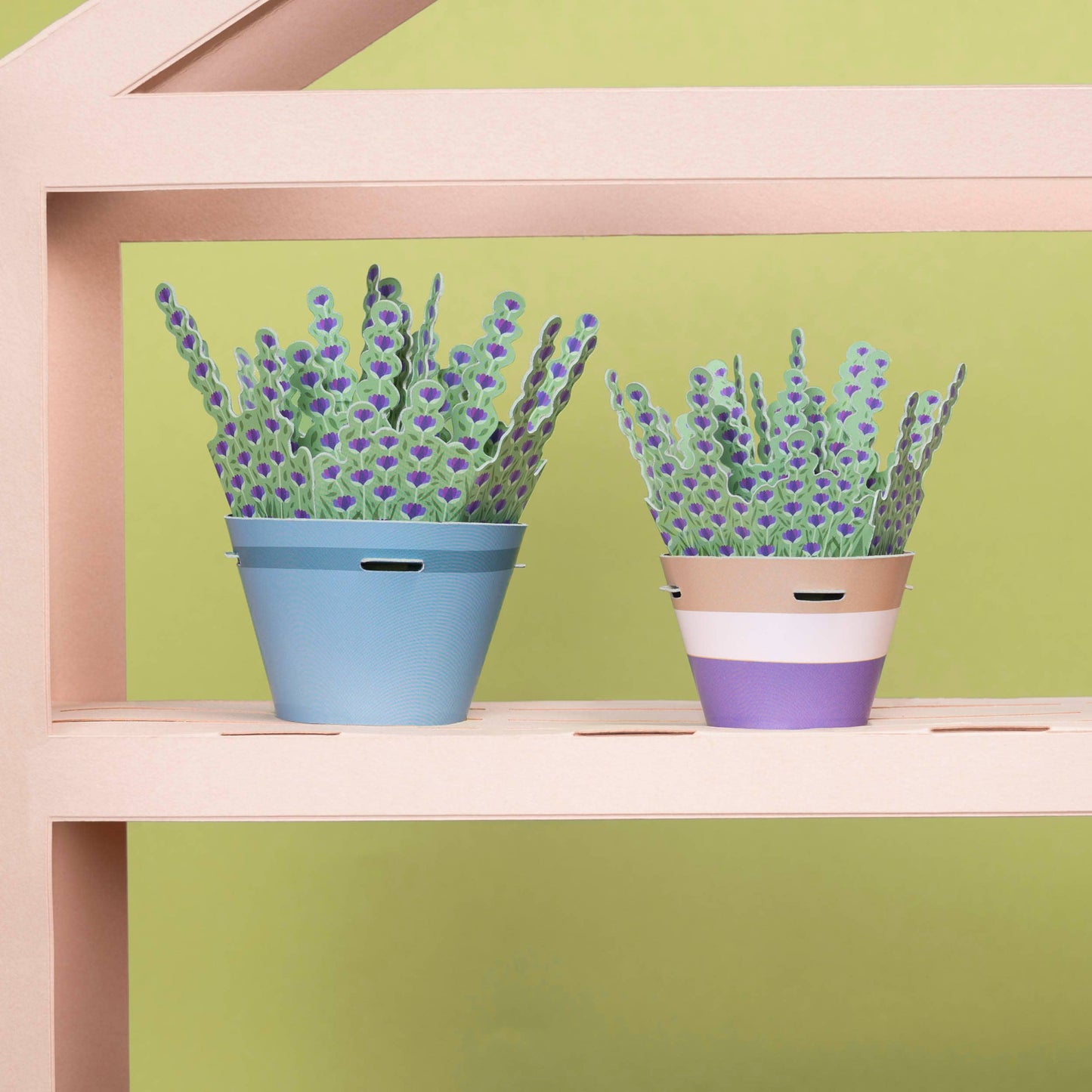 DIY Mini Paper Lavender Plant
